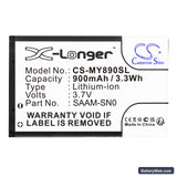 Explay Ice Replacement Battery, 3.7V, 900mAh, Li-ion 3