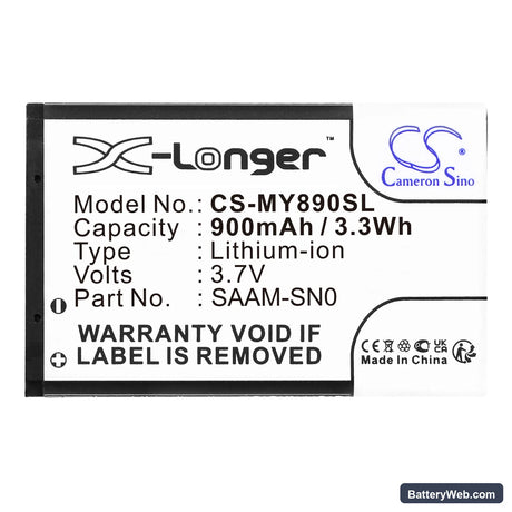Explay Ice Replacement Battery, 3.7V, 900mAh, Li-ion 3