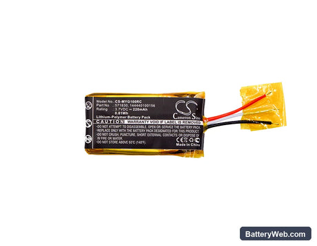 MYO Gesture Control Armband Replacement Battery, 3.7V, 220mAh, Li-Polymer 5