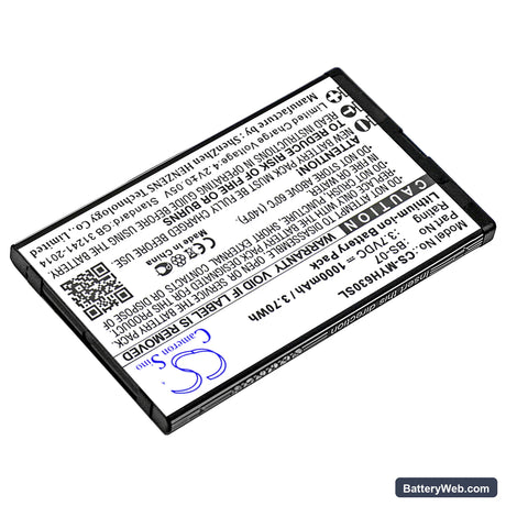 MyPhone 6300 Replacement Battery, 3.7V, 1000mAh, Li-ion 2