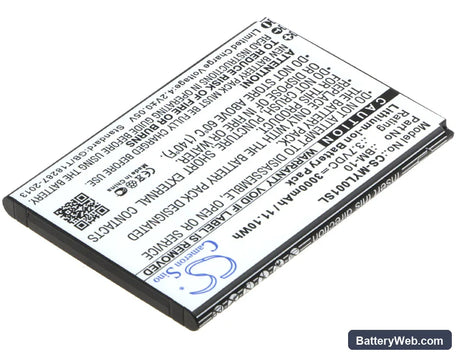 MyPhone L-Line Replacement Battery, 3.7V, 3000mAh, Li-ion 2