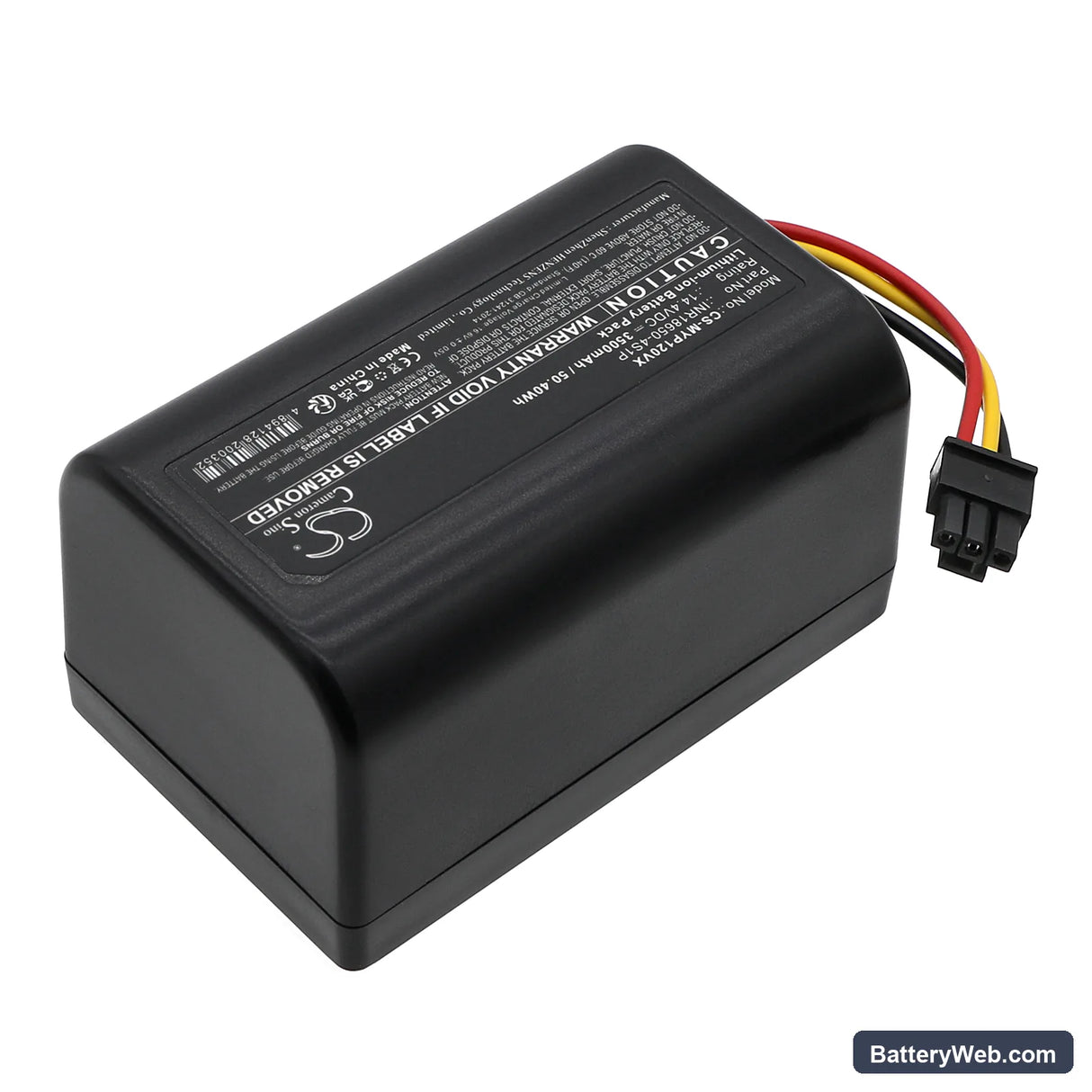 Moneual P11 Replacement Battery, 14.4V, 3500mAh, Li-ion 2