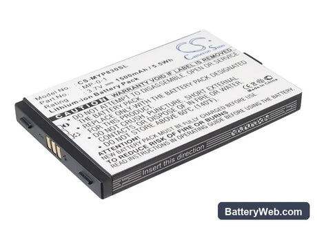 MyPhone 8830 Replacement Battery, 3.7V, 1500mAh, Li-ion 4