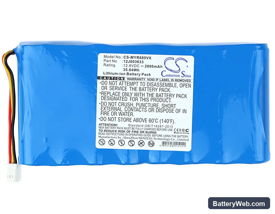Moneual RYDIS H68 Pro Replacement Battery, 12.8V, 2800mAh, LiFePO4 5