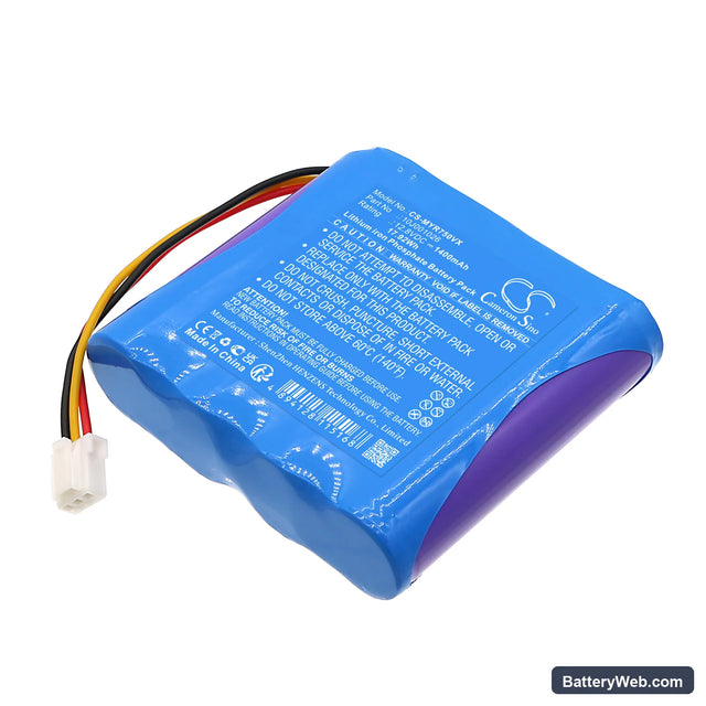 Moneual RYDIS R750 Replacement Battery, 12.8V, 1400mAh, LiFePO4 1
