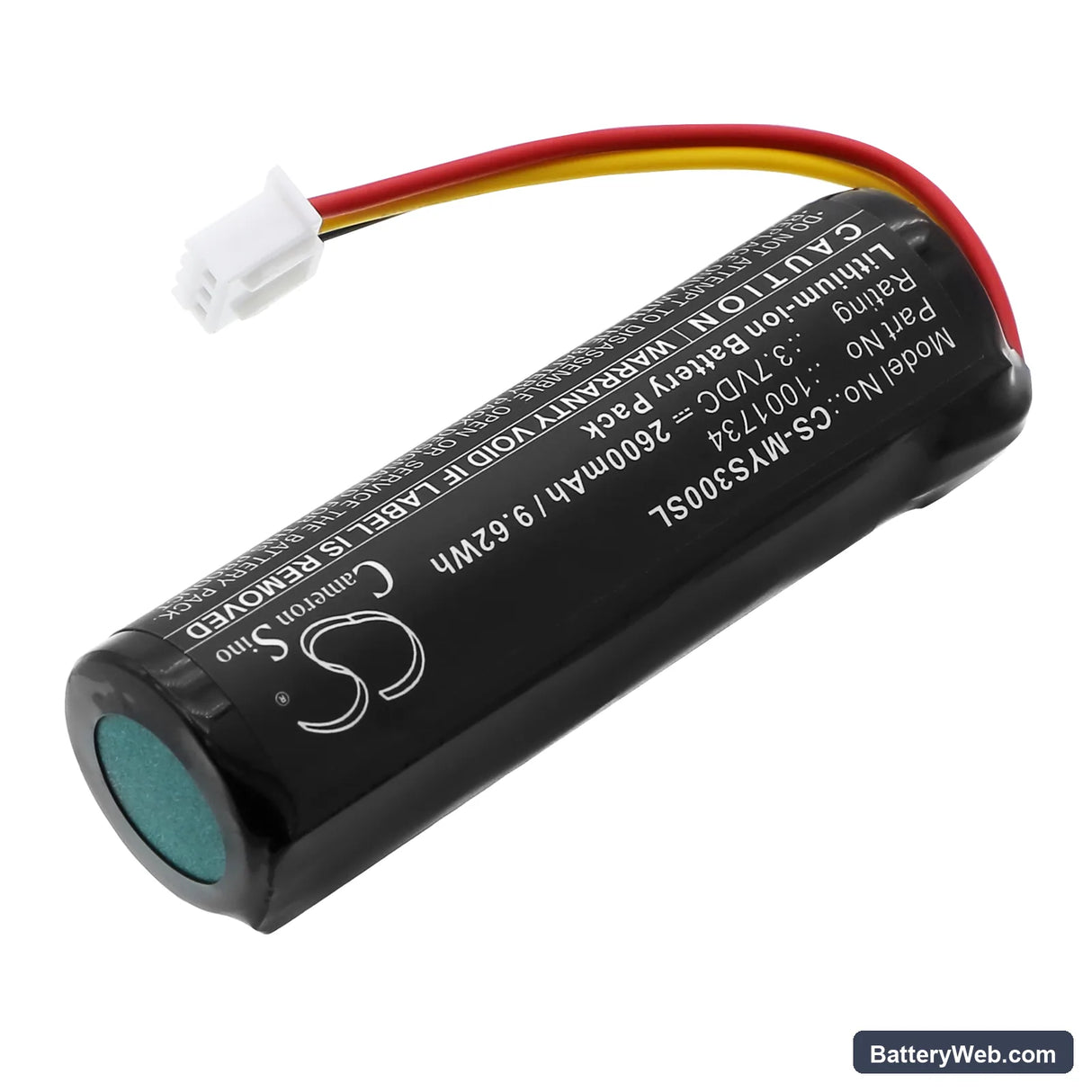 Envitec 1001844 Replacement Battery, 3.7V, 2600mAh, Li-ion 2
