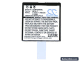 MyPhone 6680 Share Replacement Battery, 3.7V, 750mAh, Li-ion 5