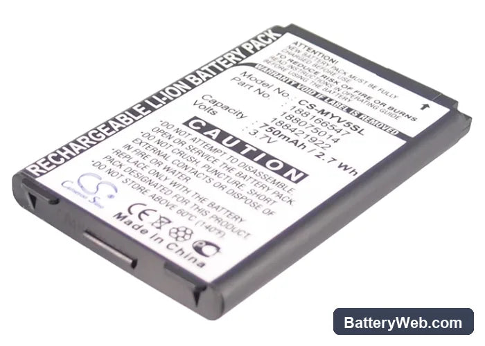 Swisscom Comfort VS1 Replacement Battery, 3.7V, 750mAh, Li-ion 2