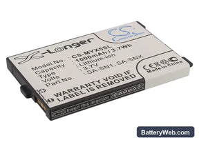 Sagem MY-X5 Replacement Battery, 3.7V, 1000mAh, Li-ion 1
