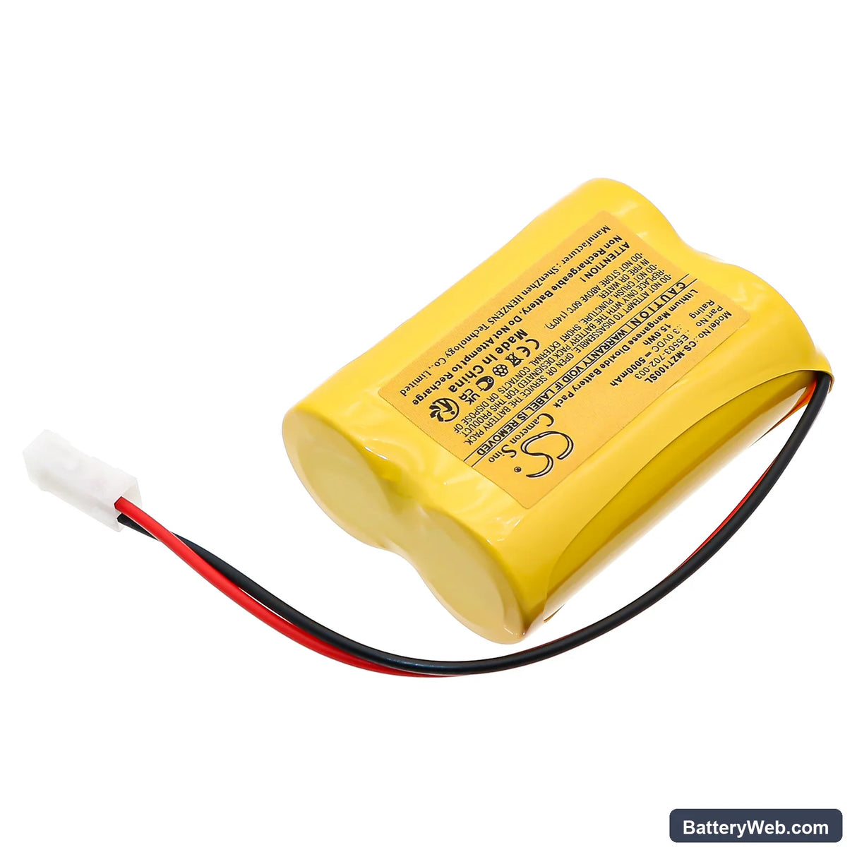 FDK CR17450-2WK27 Replacement Battery, 3V, 5000mAh, Li-MnO2 2