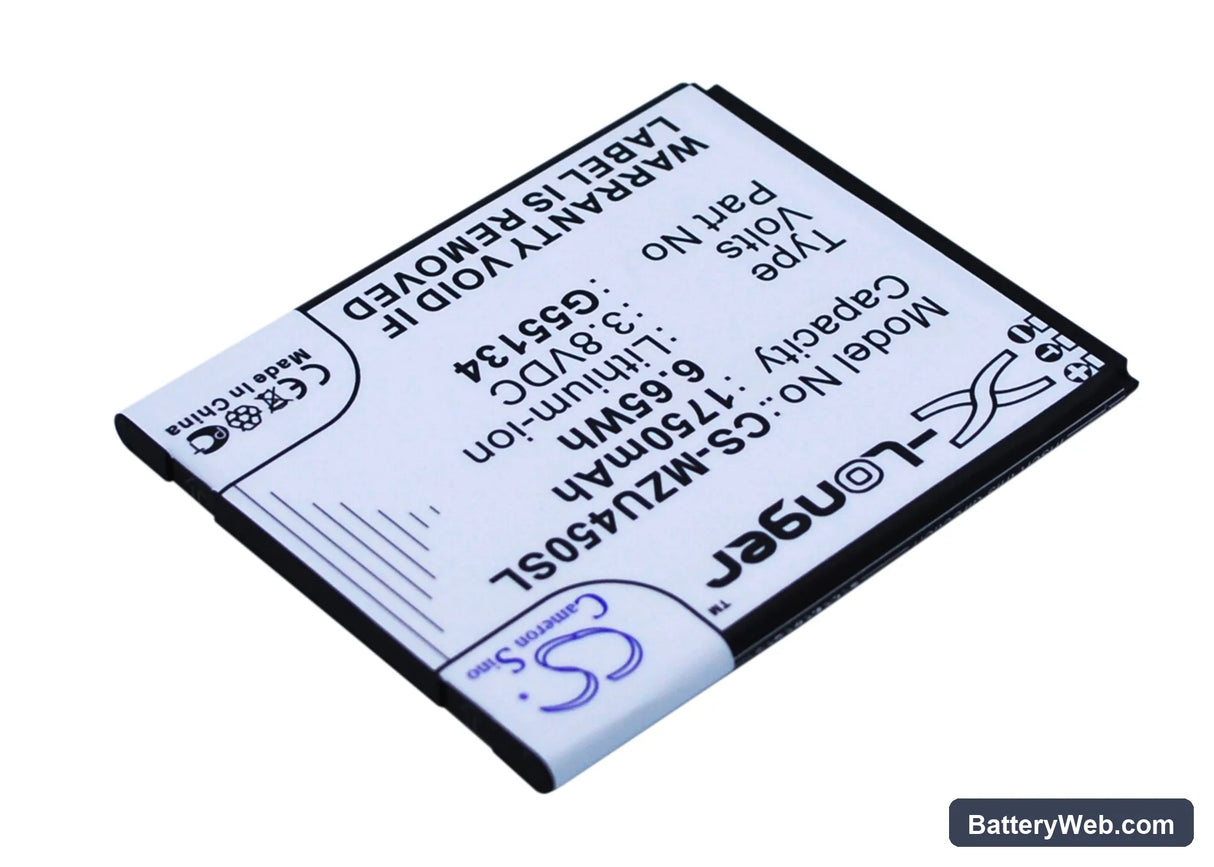 Navon Mizu M450 Replacement Battery, 3.8V, 1750mAh, Li-ion 2