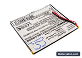 Acer N10 Replacement Battery, 3.7V, 2700mAh, Li-Polymer 2