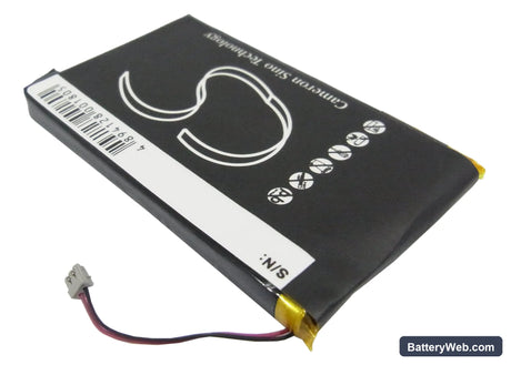 Sony Clie PEG-N600C Replacement Battery, 3.7V, 1100mAh, Li-Polymer 3