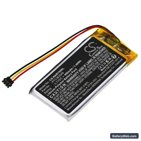 Arlo Wired Video Doorbell Replacement Battery, 3.7V, 400mAh, Li-Polymer 1