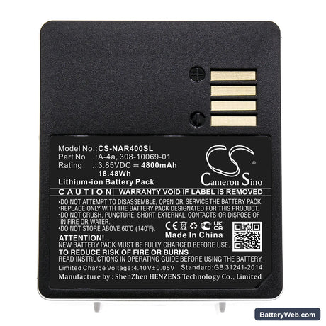 Netgear Arlo Ultra Replacement Battery, 3.85V, 4800mAh, Li-ion 3