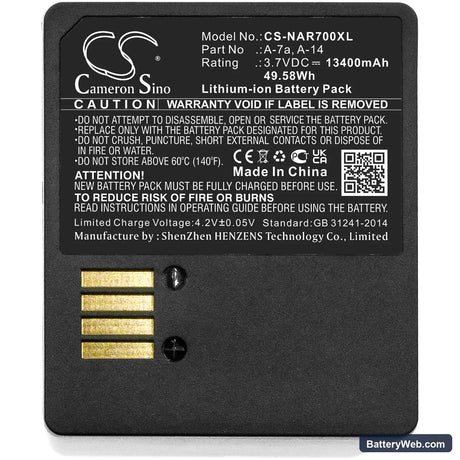 Arlo Pro 3 Replacement Battery, 3.7V, 13400mAh, Li-ion 3