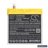 ONN 100044018G Replacement Battery, 3.85V, 4300mAh, Li-Polymer 3