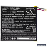 ONN ONA19TB002 Replacement Battery, 3.7V, 3400mAh, Li-Polymer 3