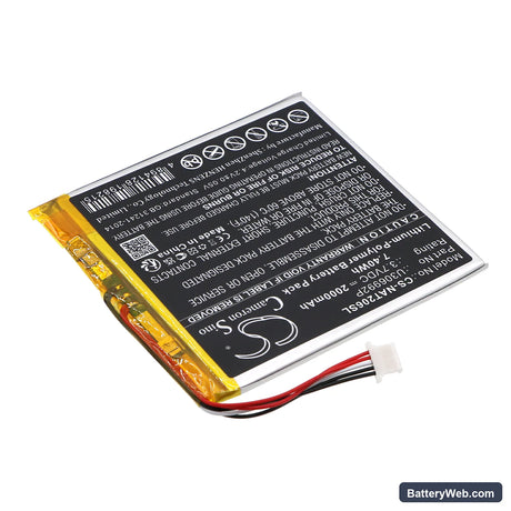 ONN Surf Tablet 7" Replacement Battery, 3.7V, 2000mAh, Li-Polymer 2