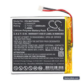 ONN Surf Tablet 7" Replacement Battery, 3.7V, 2000mAh, Li-Polymer 3