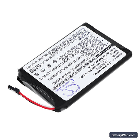Navigon 1400 Replacement Battery, 3.7V, 850mAh, Li-ion 2