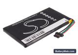 Navigon 2100 Max Replacement Battery, 3.7V, 1200mAh, Li-Polymer 4