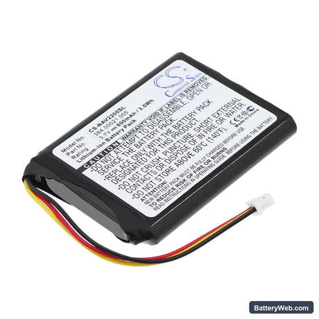 Navigon 2200 Replacement Battery, 3.7V, 800mAh, Li-ion 1