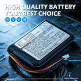 Navigon 2200 Replacement Battery, 3.7V, 800mAh, Li-ion 7