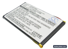 Navigon 3300 Replacement Battery, 3.7V, 1200mAh, Li-Polymer 1