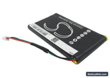 Navigon 3300 Replacement Battery, 3.7V, 1200mAh, Li-Polymer 3