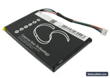 Navigon 3300 Replacement Battery, 3.7V, 1200mAh, Li-Polymer 4