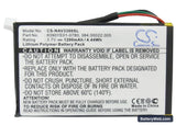 Navigon 3300 Replacement Battery, 3.7V, 1200mAh, Li-Polymer 5