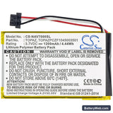 Navigon 70 Easy Replacement Battery, 3.7V, 1200mAh, Li-Polymer 3
