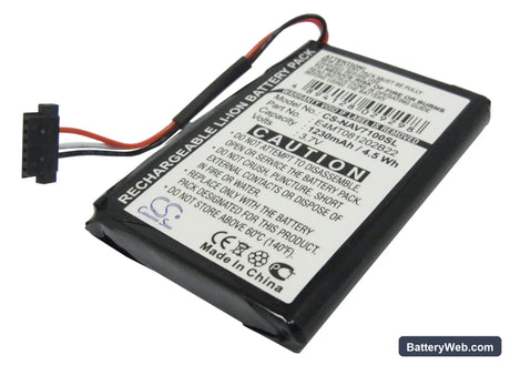 Navigon Triansonic PNA 7000 Replacement Battery, 3.7V, 1230mAh, Li-Polymer 1