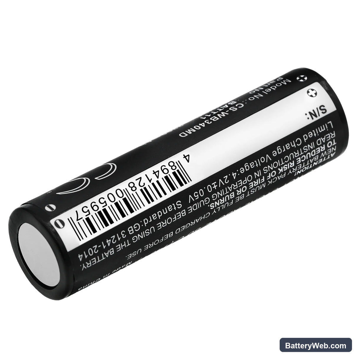 Kyocera Samurai 2100DG Replacement Battery, 3.7V, 2400mAh, Li-ion 2