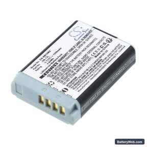 Canon PowerShot G5 X Replacement Battery, 3.7V, 1250mAh, Li-ion 1