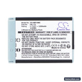 Canon PowerShot G5 X Replacement Battery, 3.7V, 1250mAh, Li-ion 5
