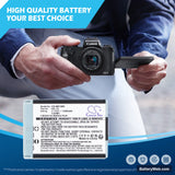 Canon PowerShot G5 X Replacement Battery, 3.7V, 1250mAh, Li-ion 6