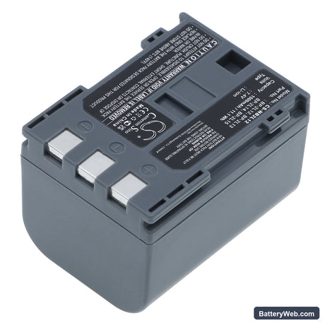 Canon ZR700 Replacement Battery, 7.4V, 1500mAh, Li-ion 2