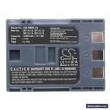 Canon ZR700 Replacement Battery, 7.4V, 1500mAh, Li-ion 5