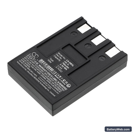 Canon Digital IXUS 700 Replacement Battery, 3.7V, 790mAh, Li-ion 1