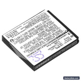 Canon Digital IXUS 100 IS Replacement Battery, 3.7V, 850mAh, Li-ion 2