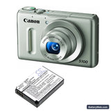 Canon IXY 830 IS Replacement Battery, 3.7V, 1120mAh, Li-ion 4
