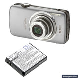 Canon Digital IXUS 200 IS Replacement Battery, 3.7V, 850mAh, Li-ion 4