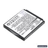 Canon PowerShot A3000 Replacement Battery, 3.7V, 740mAh, Li-ion 2