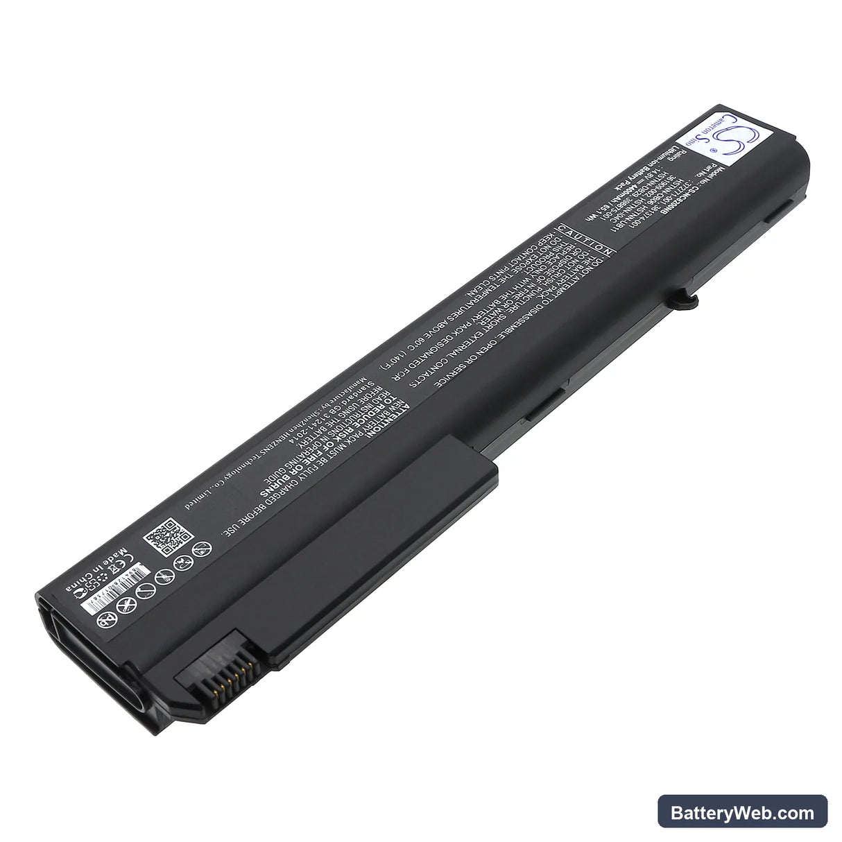 HP Business Notebook 8700 Replacement Battery, 14.8V, 4400mAh, Li-ion 2