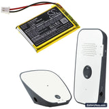 NUK ECO Control Audio 500 Replacement Battery, 3.7V, 1200mAh, Li-Polymer 6