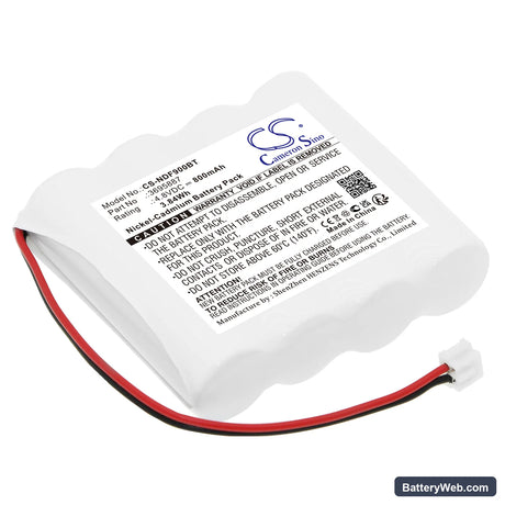 Indexa Repeater 9000FR 35516 Replacement Battery, 4.8V, 800mAh, Ni-CD 1