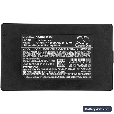 Ideal SecuriTEST IP Replacement Battery, 7.4V, 4800mAh, Li-Polymer 3