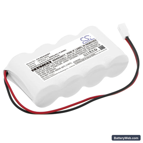 Indexa OS360A Replacement Battery, 4.8V, 2000mAh, Ni-CD 1